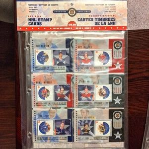 Bnib: 2002 NHL stamp cards